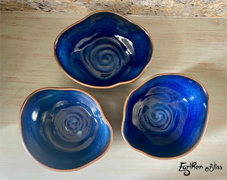 Rich Blue trendy bowls